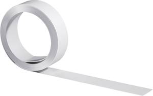 5 Meter x 18mm x 0,6mm Weiß Glänzend Ferroband selbstklebend Magnetband Magn